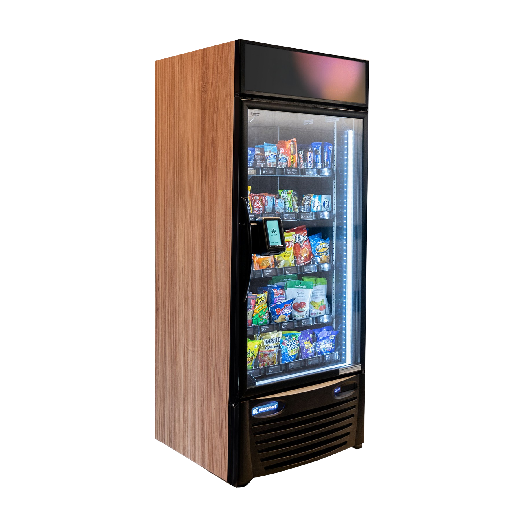 Wood-wrapped Smart Vending Machine