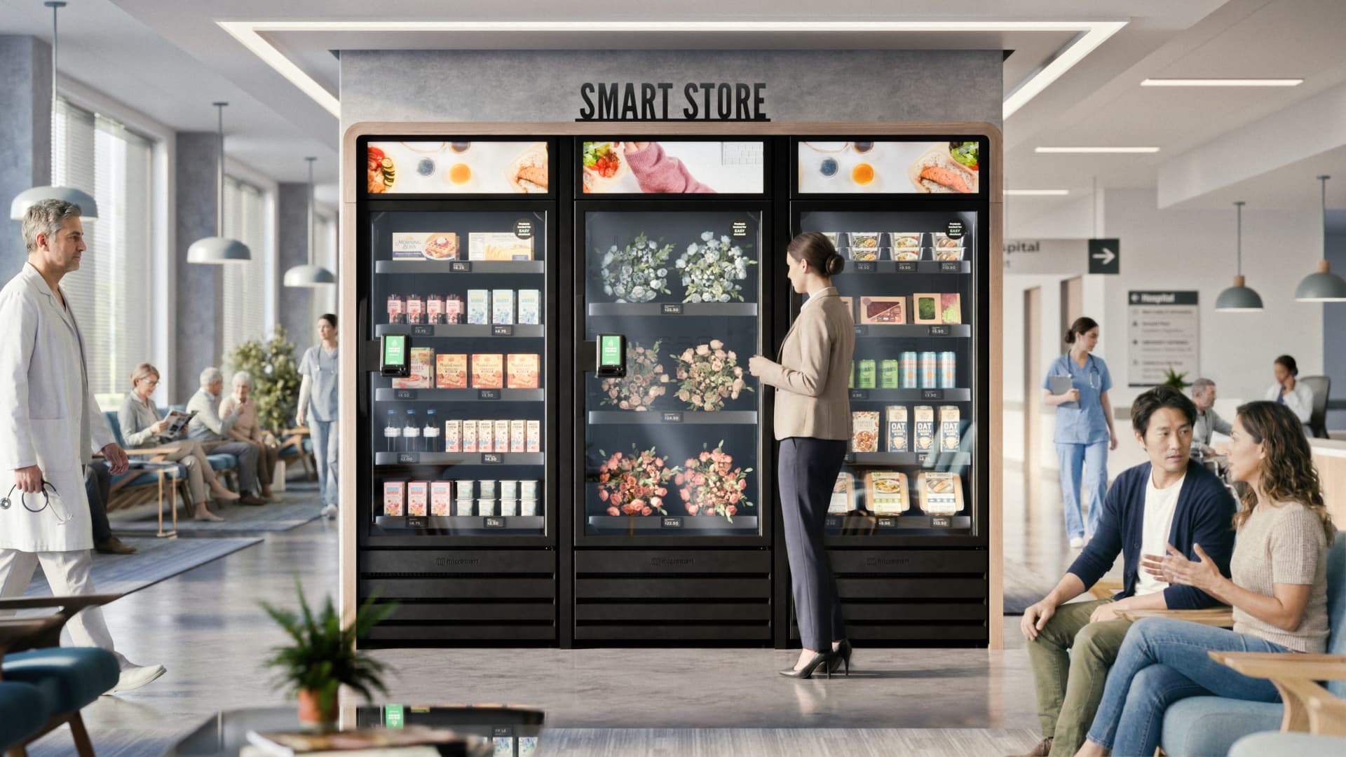 Smart Vending in waiting rooms